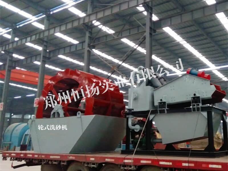 輪式洗砂機